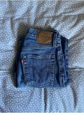 Levi's Men's Dark Blue Straight-Leg Jeans